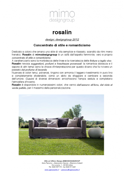 Rosalin di mimodesigngroup Sofa